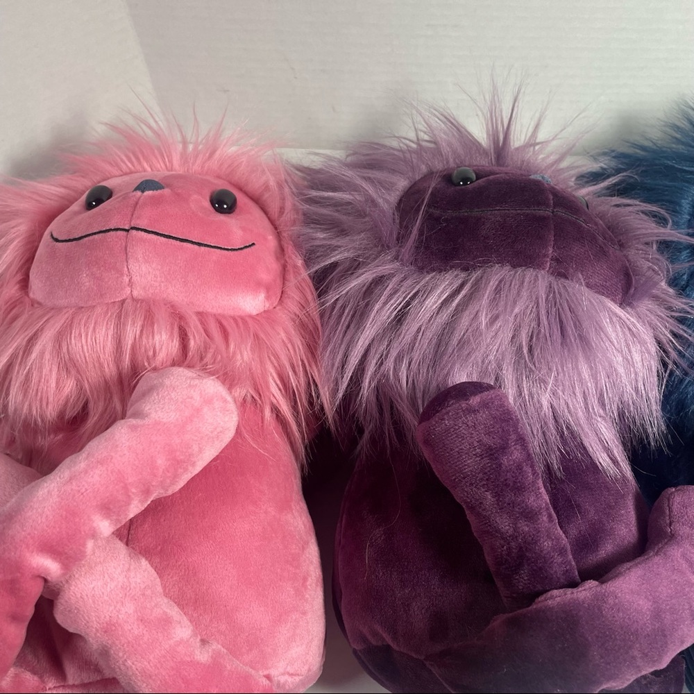 BNWT HTF Jellycat Monster Set of 4 JINX LUDA ZEKE GIBBLES, GREAT BASKET STUFFERS - Picture 11 of 16